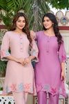 Krivaa By Mittoo Viscose Weaving Thread Work Co Ord Set Exporters In India